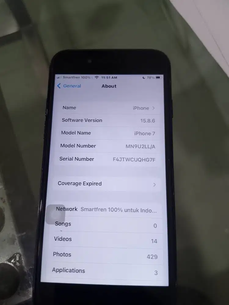 AJUAL IPHONE 7 32GB SINYAL PERMANEN