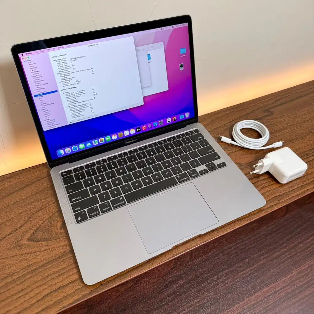 MacBook Air 13 inch 2020 M1 128GB original ada minus dkit