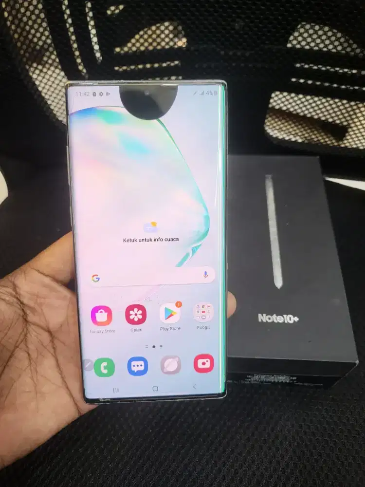 Jual cepat Samsung note 10 plus 12/256 fullset resmi