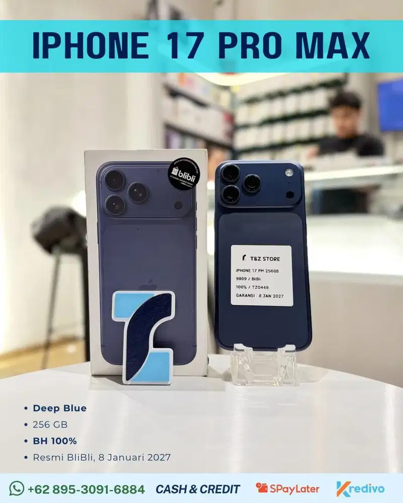 IPHONE 17 PRO MAX 256GB - DEEP BLUE