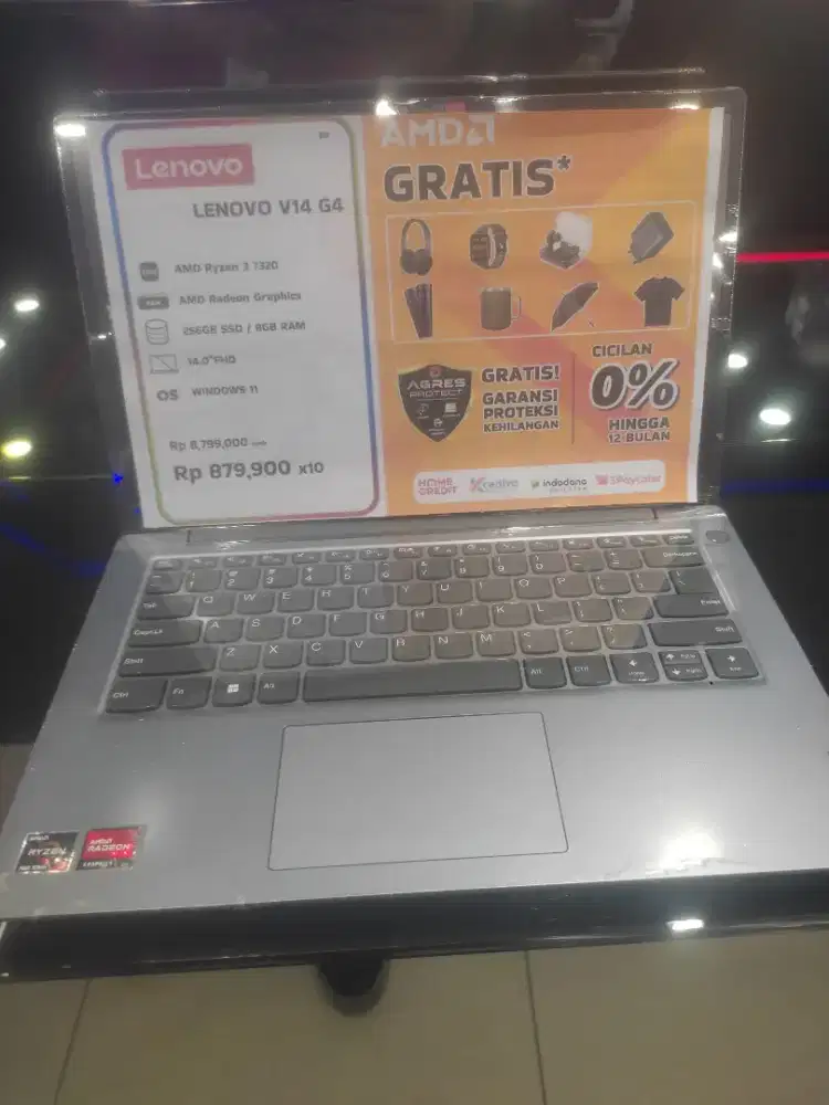 Lenovo V14 G4 8GB/ 256gb SSD bisa Cicilan tanpa DP