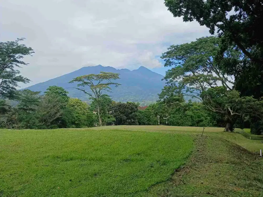 Kavling Siap Bangun 2283m View Gunung Salak di Rancamaya Bogor