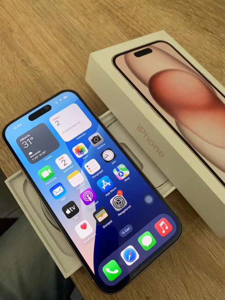 IPHONE 15 128GB IBOX GARANSI ON 2026
