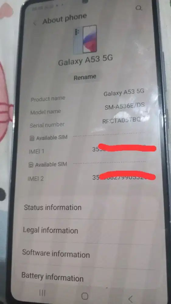 Jual Samsung galaxy A53, 5G