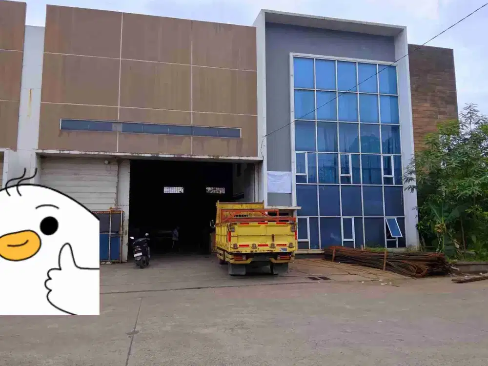 Dijual gudang bagus siap pakai dalam komplek pergudangan di jl Alang Alang Lebar Palembang