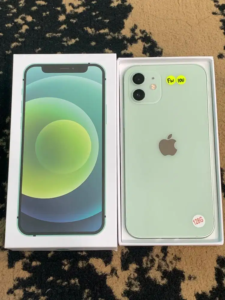 iPhone 12 Green 128GB Ex inter ALLOP (Second Like New)