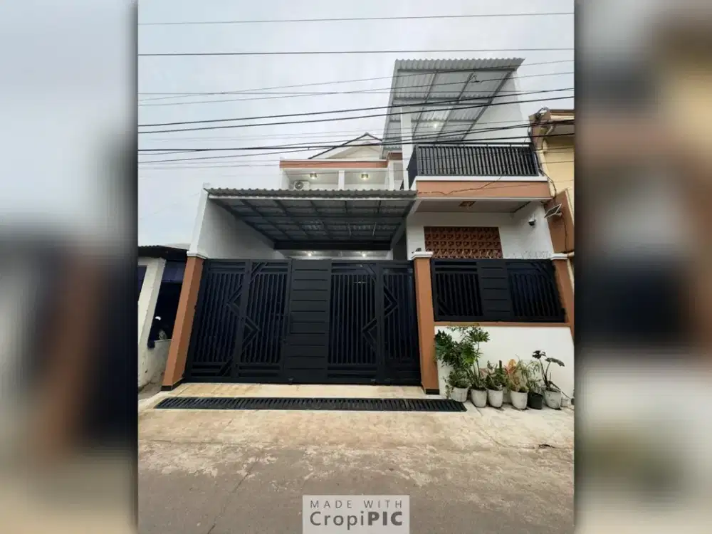 Rumah Mewah 2 Lantai Siap Huni di Rawalumbu Bekasi – Dekat Tol & LRT, Full Fasilitas!