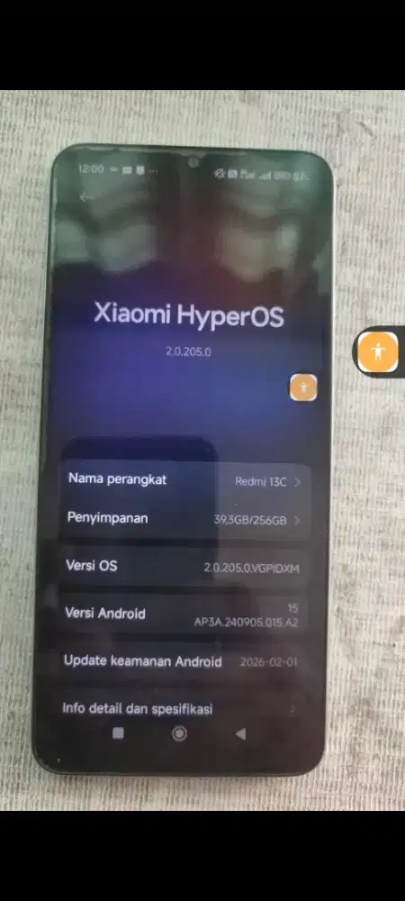 REDMI 13C 8/256 FULL SET NO CHARGER