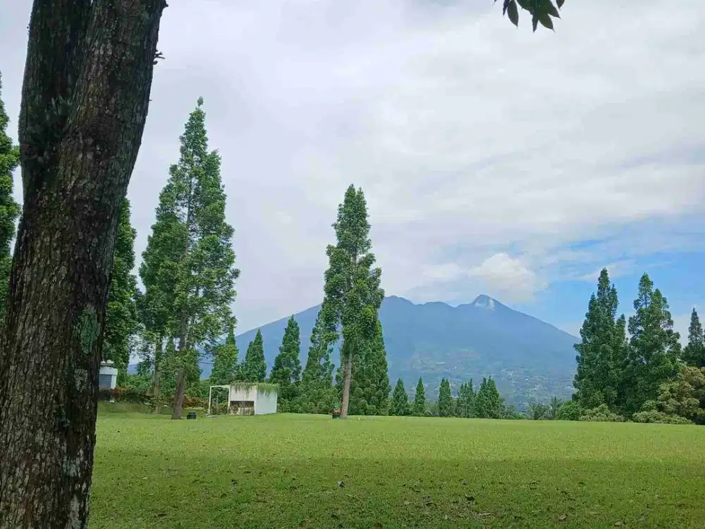 Kavling Luas 1167m² View Gunung Salak Rancamaya Bogor