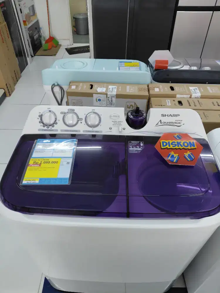 Mesin Cuci Sharp 9KG 255 watt