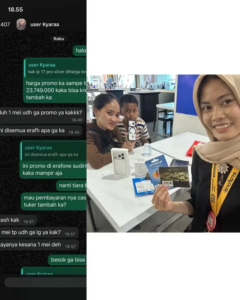 iphone 17 pro garansi ibox PA/A bisa kredit 0% tanpa dp dan tuker tamb