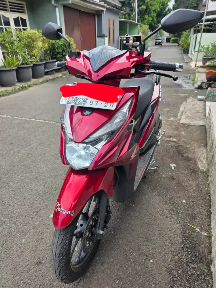 Honda beat 2018 merah