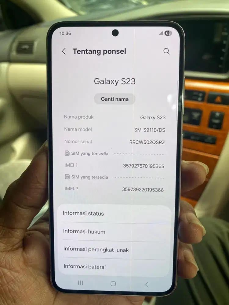 samsung S23 resmi 8/256gb