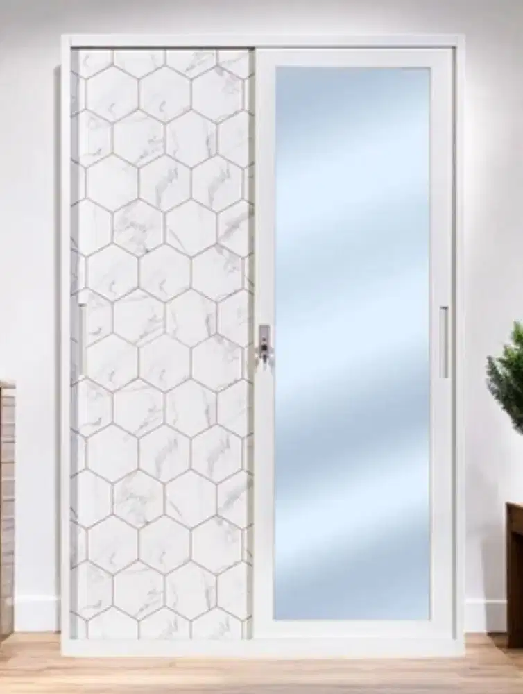 ALEXIS LEMARI PAKAIAN 2 PINTU METAL