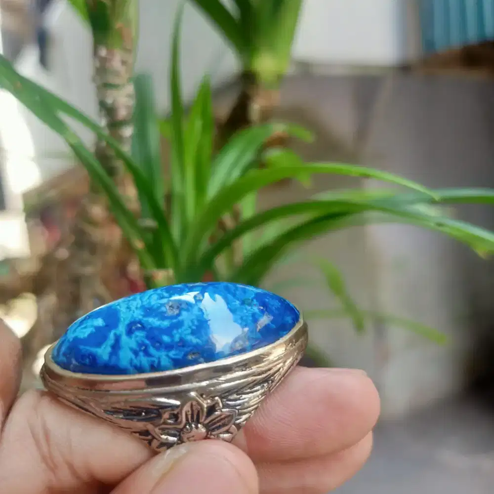 Di jual batu cincin pandan biru