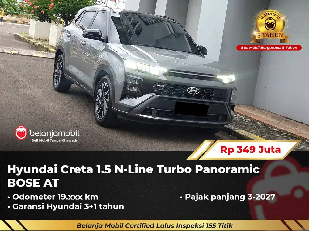 [ GARANSI 5TH ] Hyundai Creta 1.5 N-Line Turbo AT 2025/2026