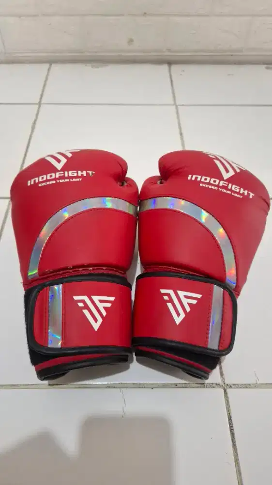 INDOFIGHT BOXING GLOVES - Sarung Tinju Boxing Muay 100% Original 12 OZ
