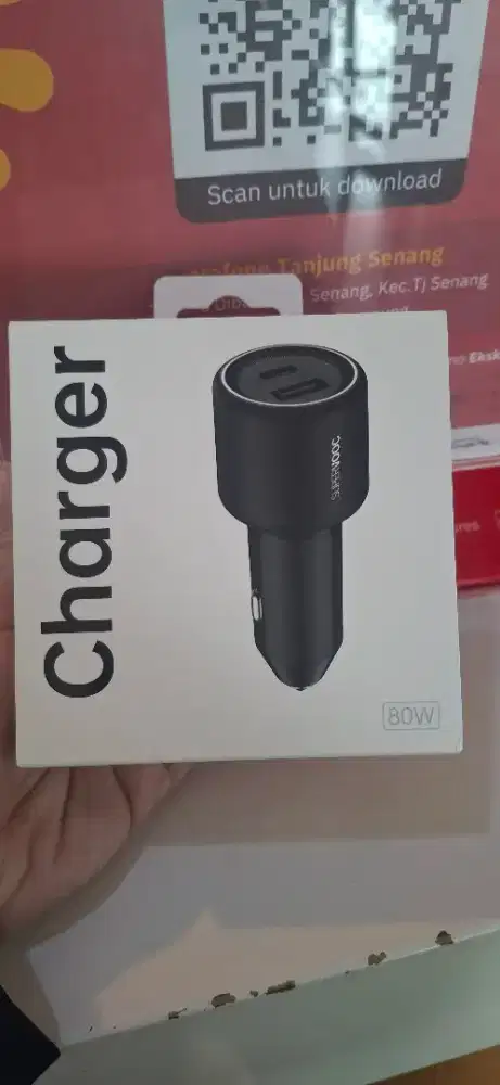 Charger mobil 80w supervooc