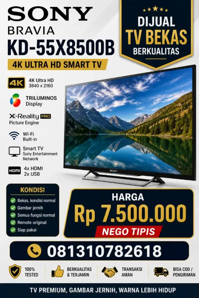 SONY KD-55X8500B