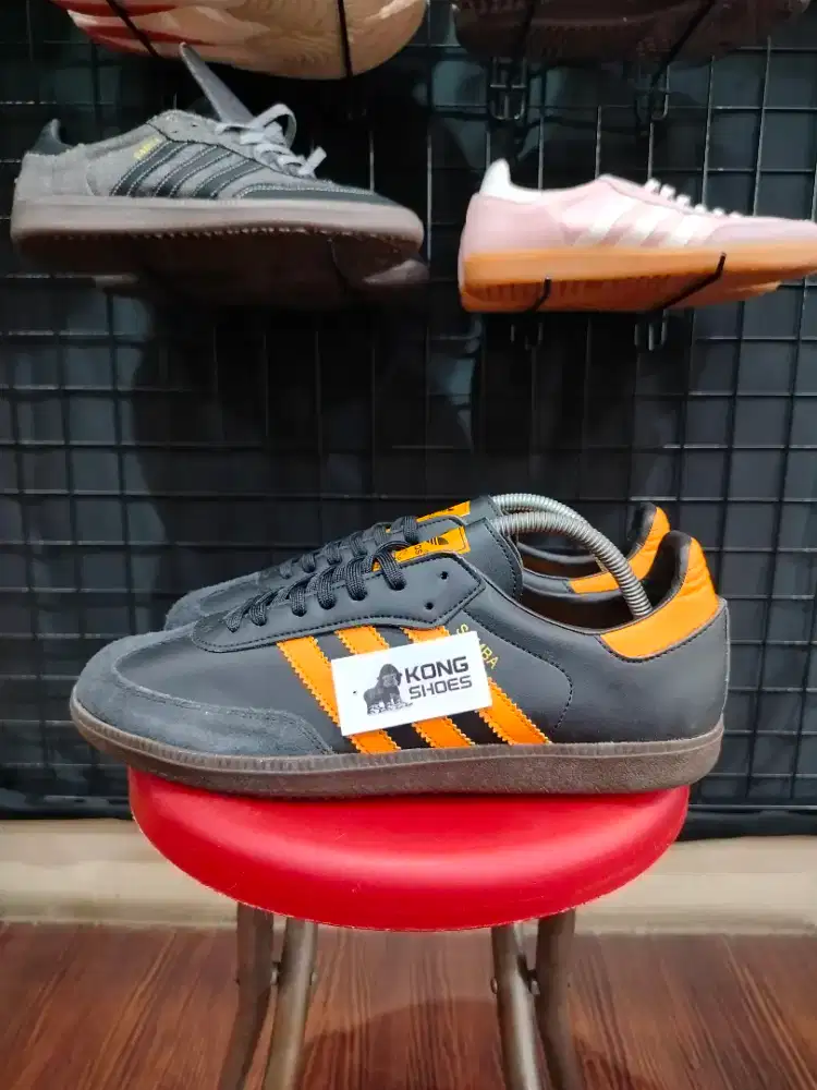 SEPATU ADI SMBA BLACK ORANGE 44
