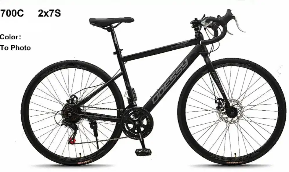 Road Bike 700c Odessy brifter 2x7speed Disc Brake