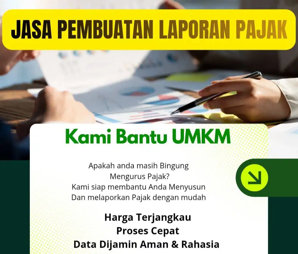 Jasa Pembuatan Laporan SPT, PPh, PPN dan Keuangan