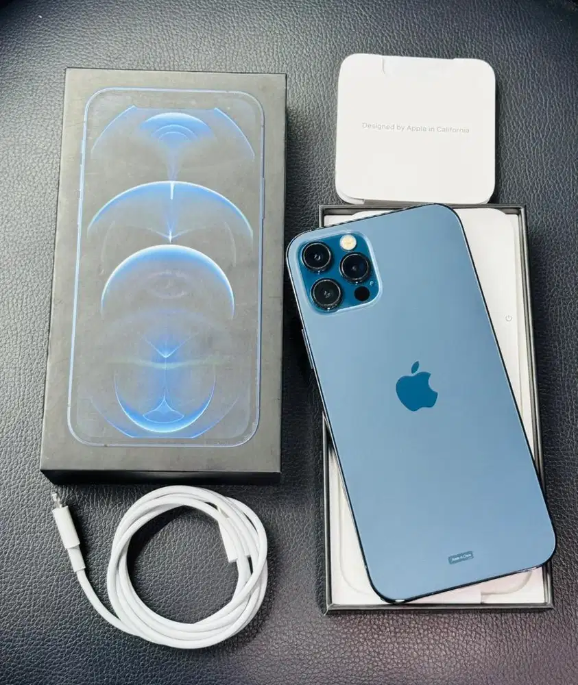 iphone 12 pro 128gb ibox bh 84% original bawaan