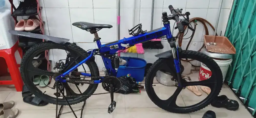 Sepeda MTB lipat bekas masih cakep (NEGO +BANYAK BONUS)