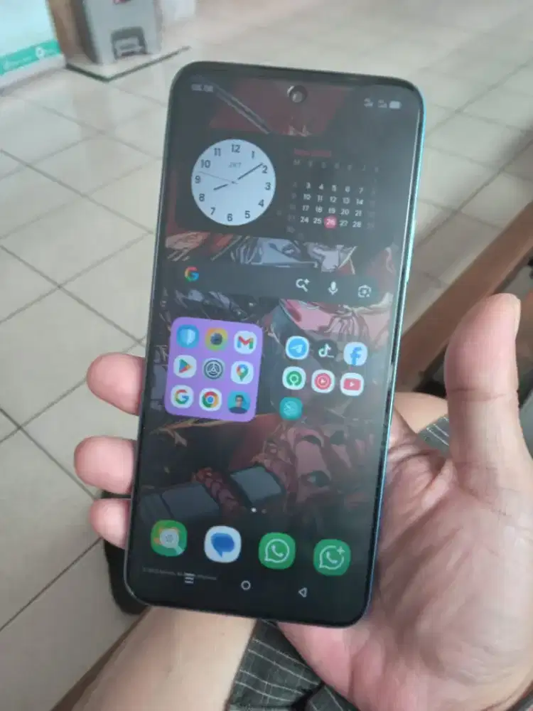 Infinix hot 60i RAM 6/128 GB Fulset Mulus no minus