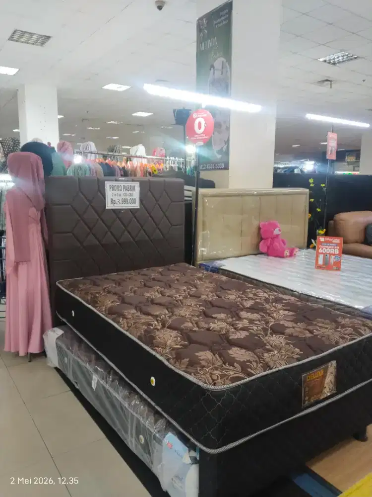 Springbed  Deluxe promo Cicilan tanpa DP, Syarat cukup KTP