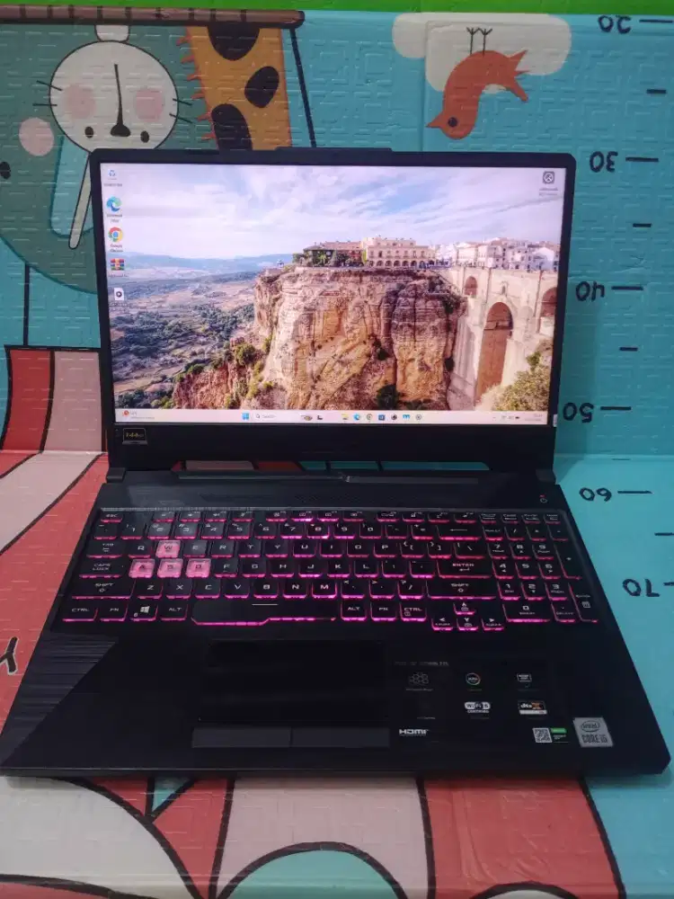Laptop Murah Asus Tuf Gaming core i5 gen10 8/SSD 512 GTX 1650 4gb