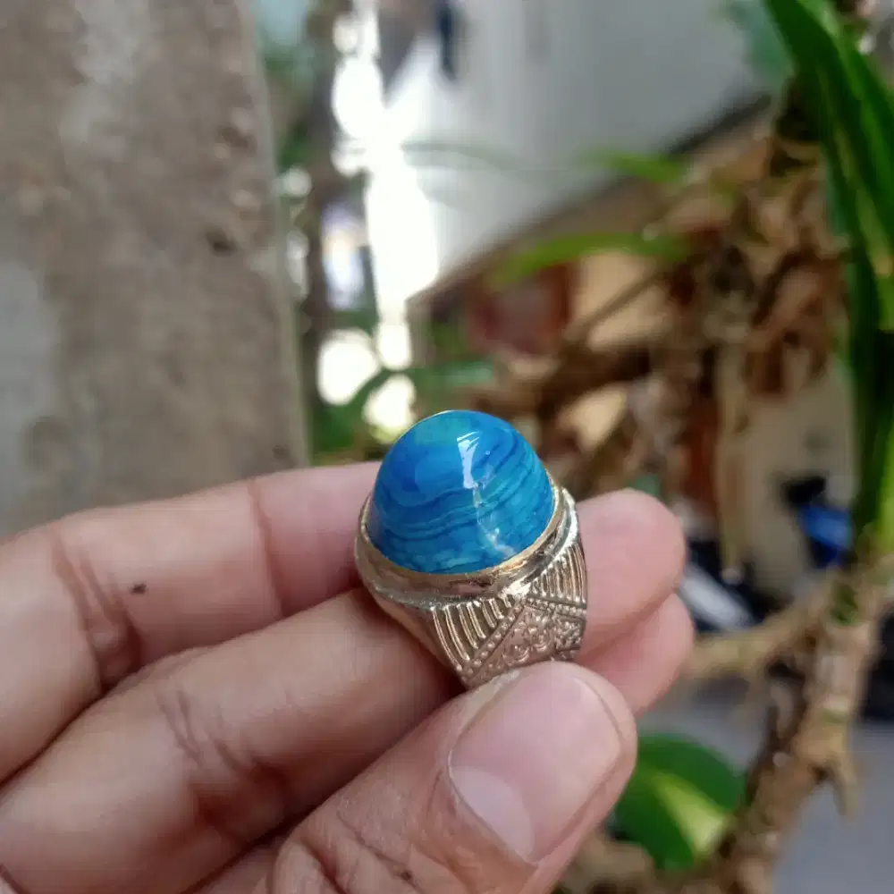 di jual batu cincin puser biru