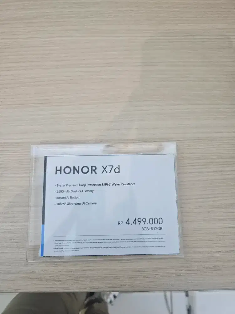 Honor x7d 8/512