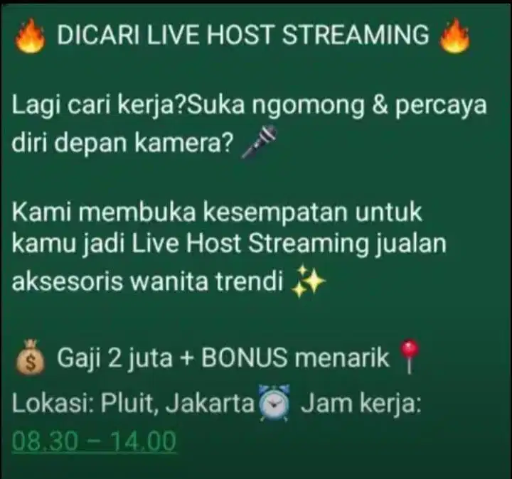 Live Host Streaming Yang Berpengalaman