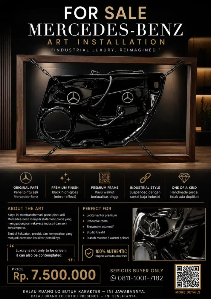 Artwork utk Office Mercedes BMW Audi Showroom