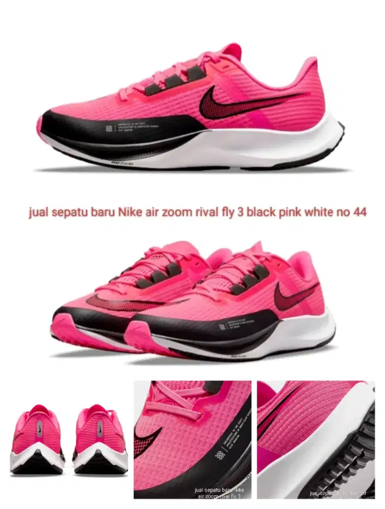 Jual sepatu edisike besaran no 44 Nike air zoom rifal fly 3