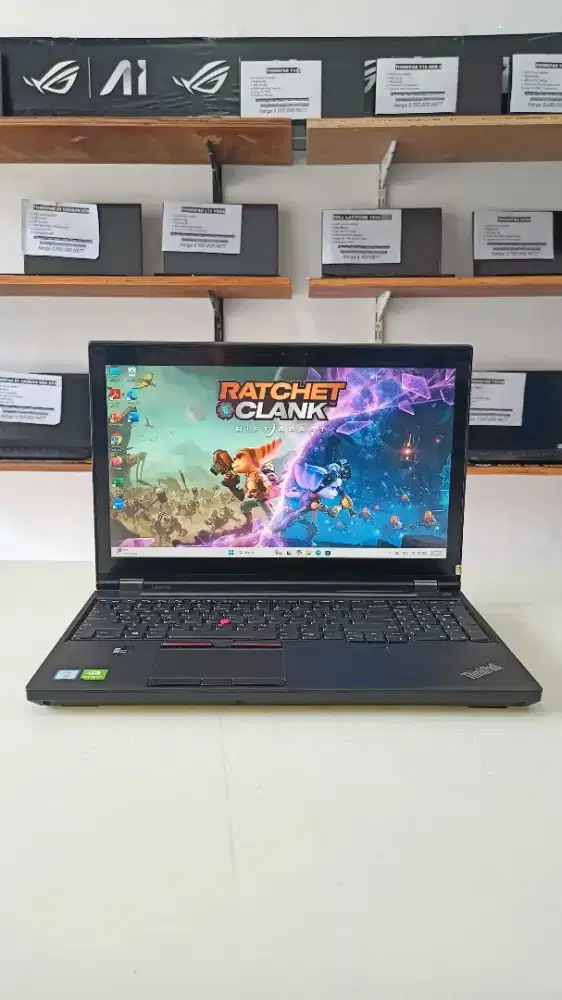 Laptop Gaming Second Lenovo Thinkpad P50 Intel Core i7-Gen6 Nvidia
