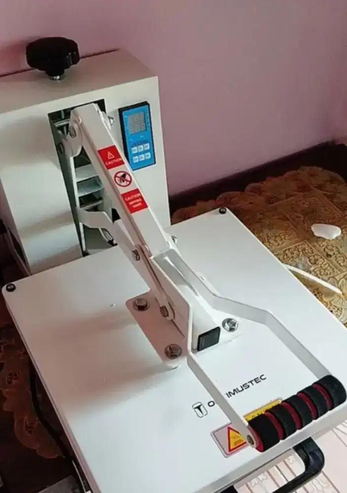 Mesin Press Grakitec/Optimustec Spring Sliding ukuran 38x38