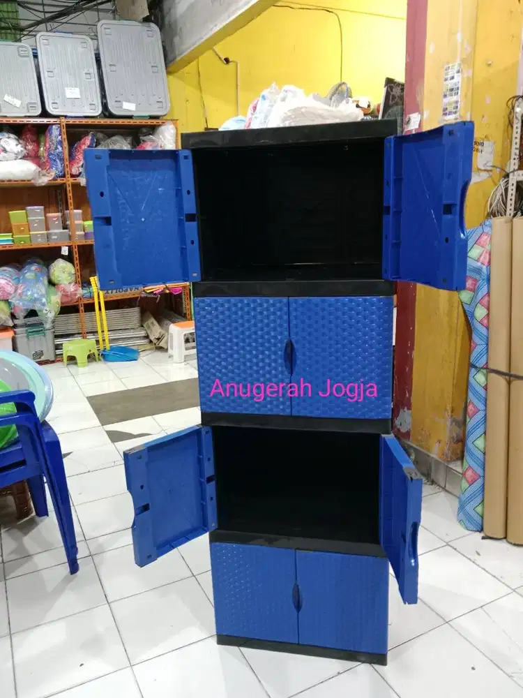 lemari plastik brio susun 4