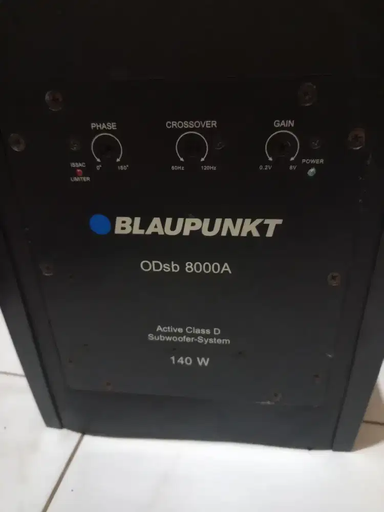 Subwoffer Aktif 8 in merk  BLAUPUNKT ODsb 8000A