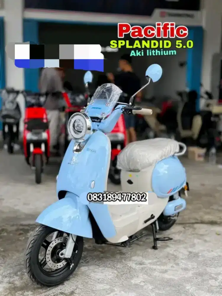 Sepeda Listrik Pasific Splendid 5.0 sudah batrei lithium,bergaransi