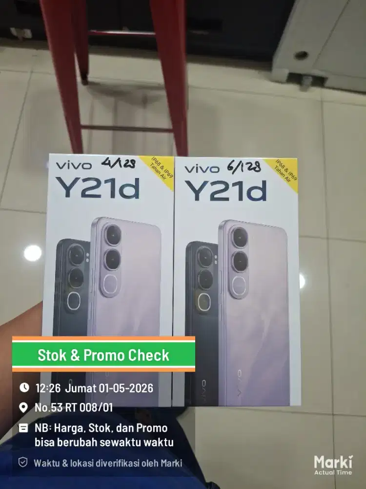 NEW VIVO Y21D SERIES. CASHBACK UP TO 400RB. LIMITED STOCK