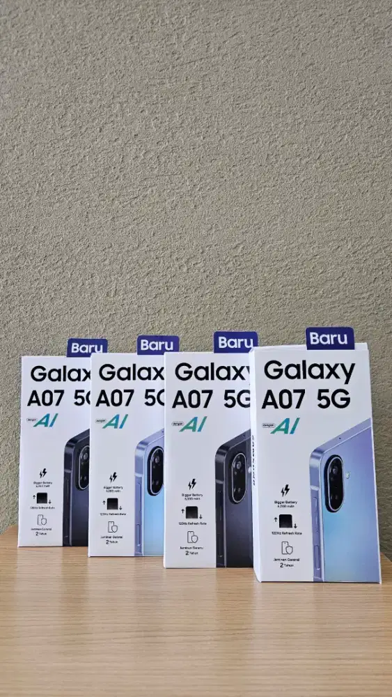 Samsung A07 5G 6000mAh  (COD Free & Kredit mulai 280rbuan/Bulan)