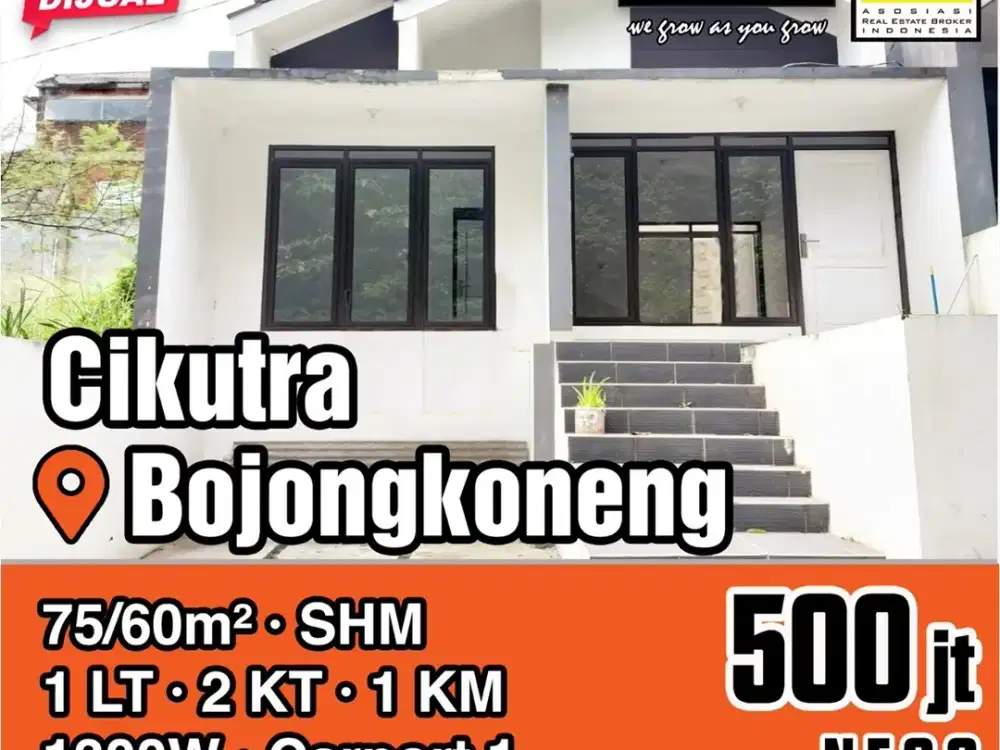 Sayap Cikutra Bandung, SHM, Jalan Lebar, New, Minimalis