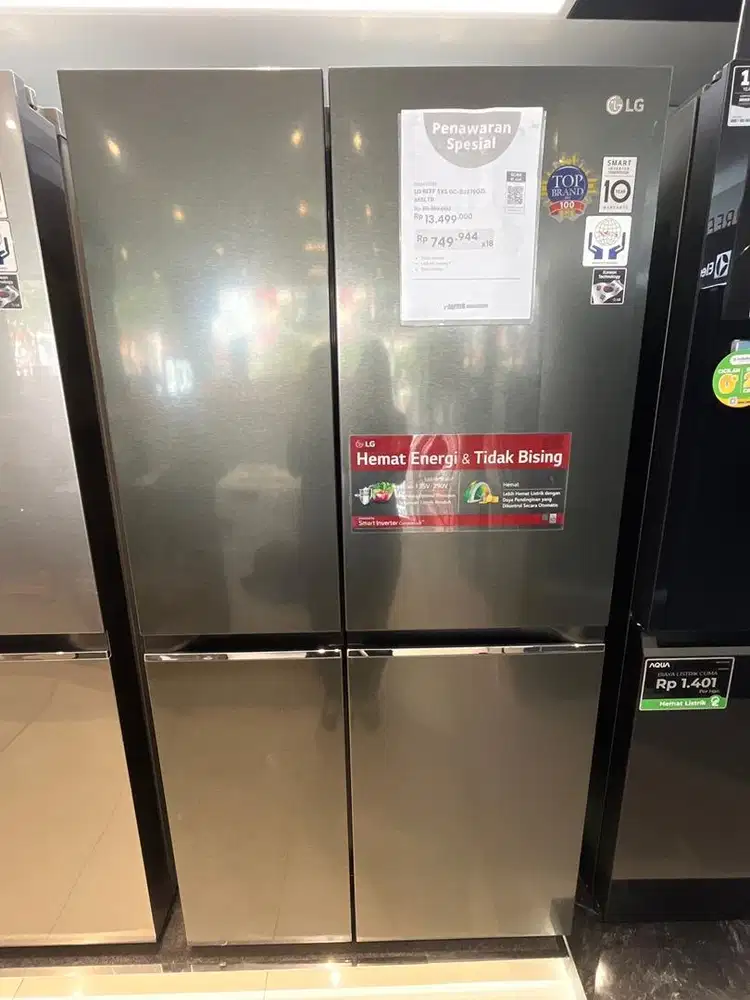 KULKAS LG SXS GC-B257SQZL 655LTR (cicilan bunga 0%)