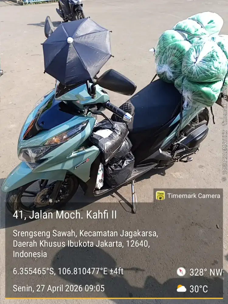 Bismillah jual Vario kzr 125 mesin sudah up 160