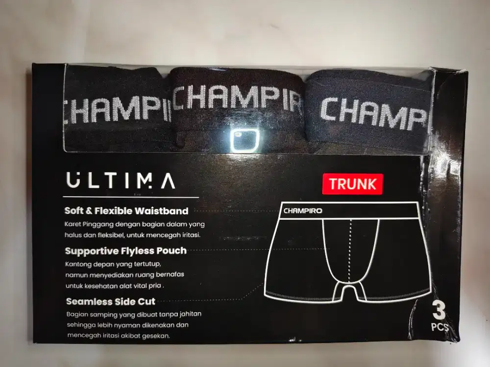 Celana Dalam Underwear Champiro Ultima (3pcs/L)