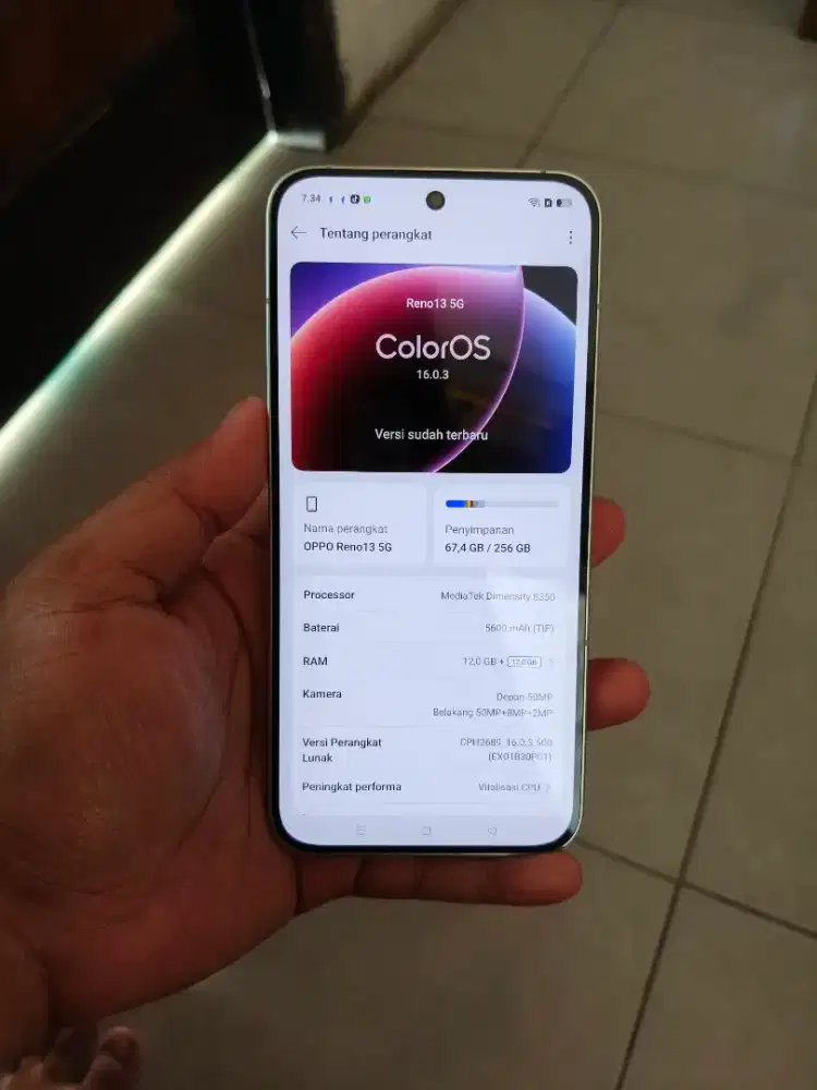 OPPO RENO13 5G 12/256GB BYPASS BATANGAN