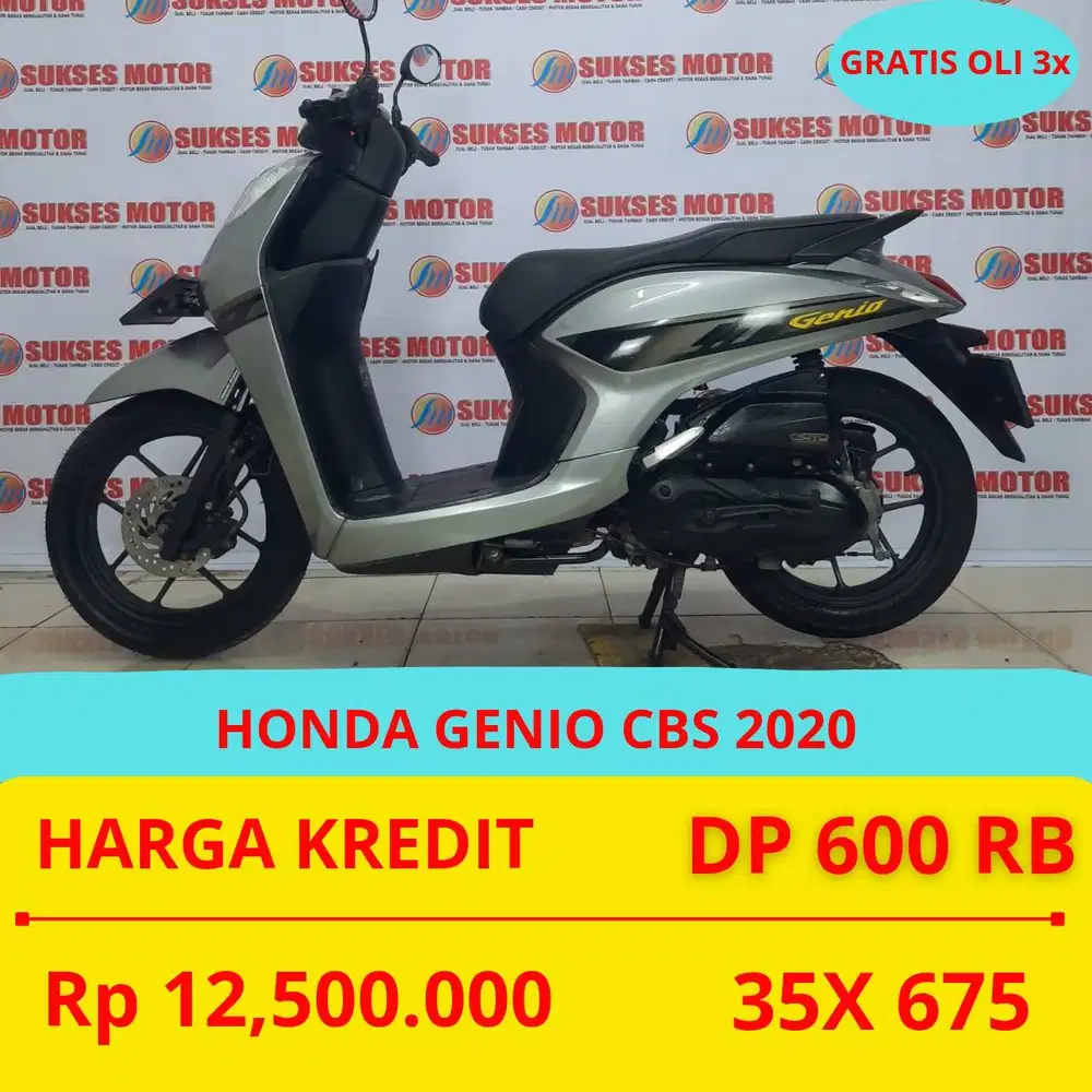 PROMO SUKSES MOTOR HONDA GENIO CBS 2020 DP MURAH 600 RIBU