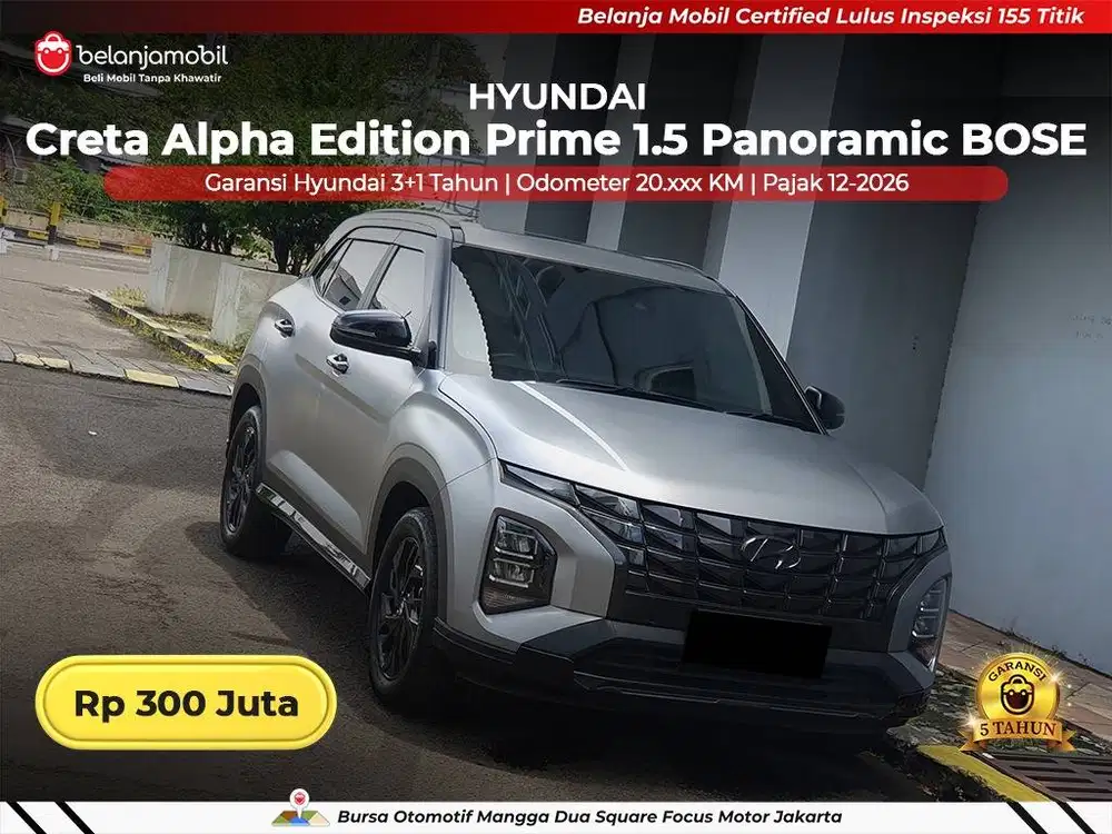 [ GARANSI 5TH ] Hyundai Creta Alpha Edition Prime 1.5 IVT 2024 2025